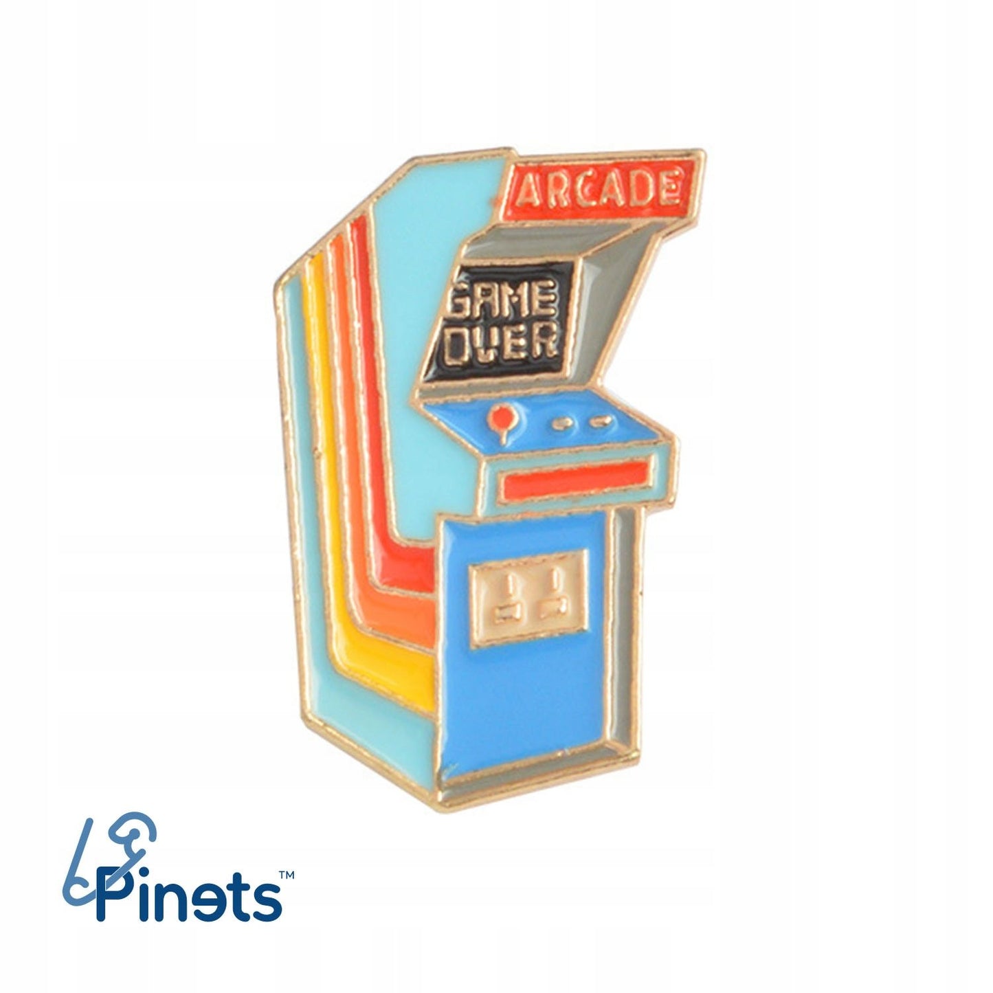 Automat Game Over przypinka - Pinets Polska