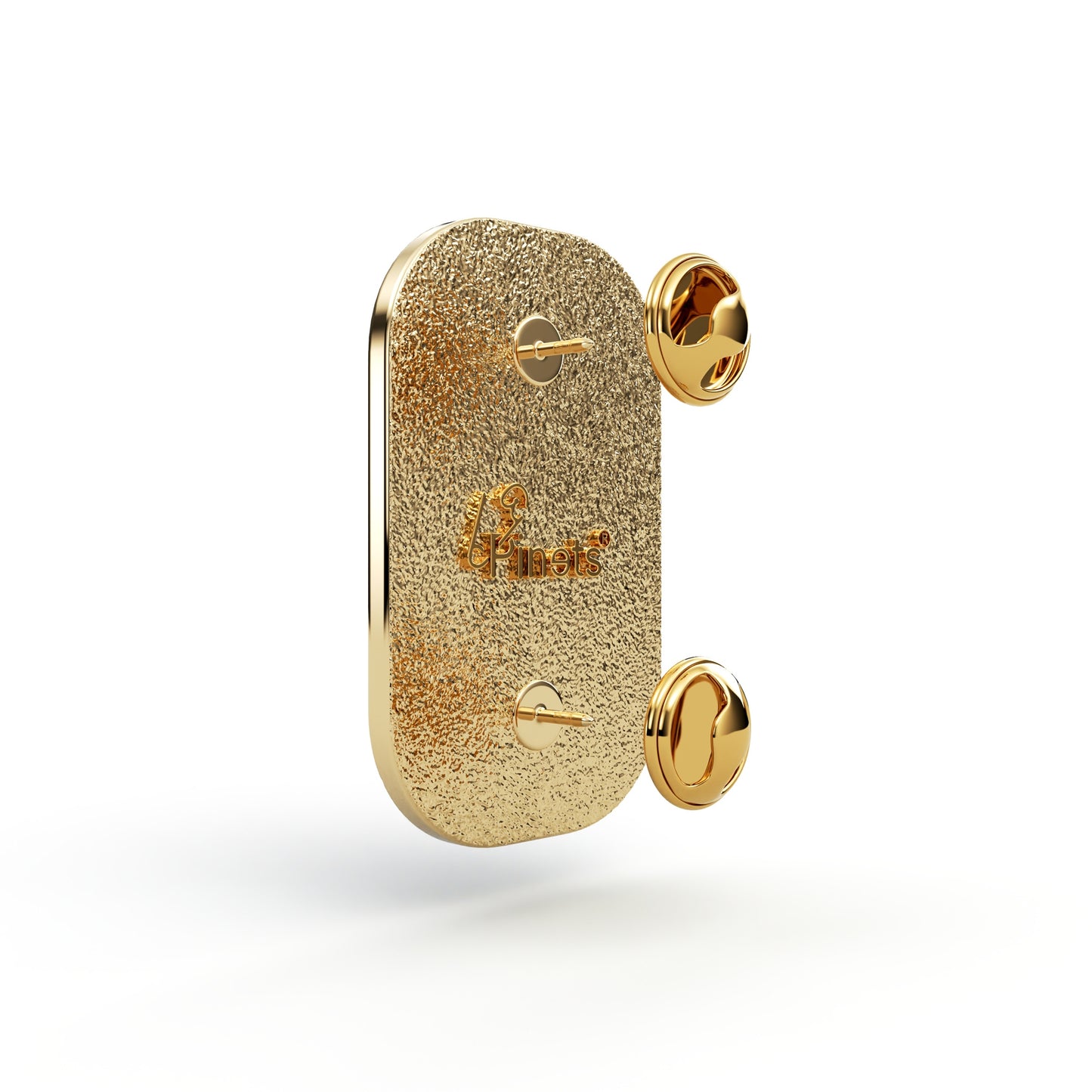 Znak zodiaku Panna (Virgo) - przypinka z cyrkoniami wykończona 14K złotem