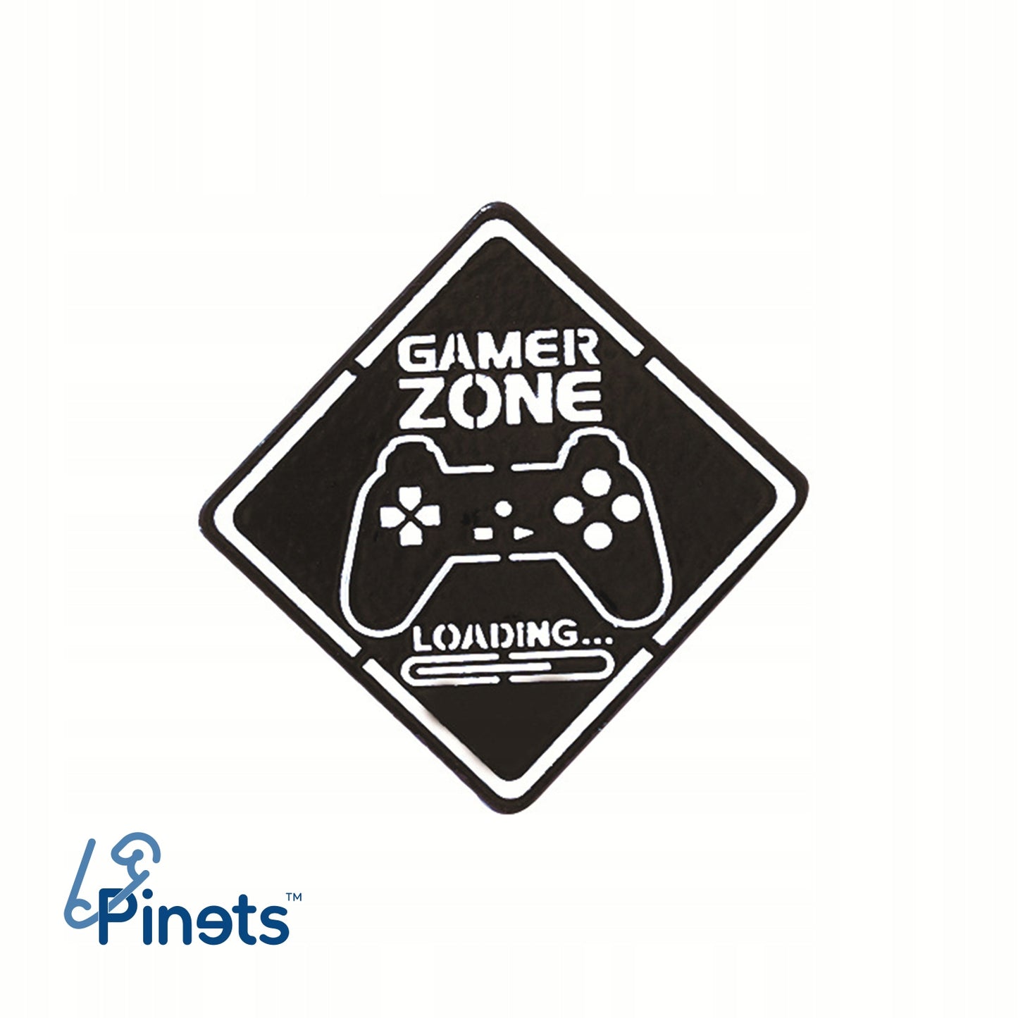Przypinka gamingowa Gamer Zone Loading - prezent dla gracza