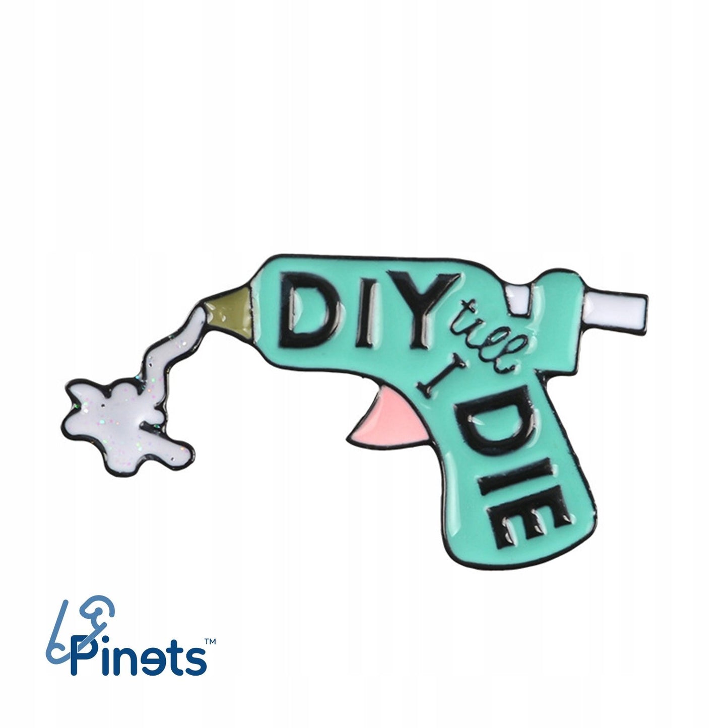 DIY till I die przypinka - Pinets Polska