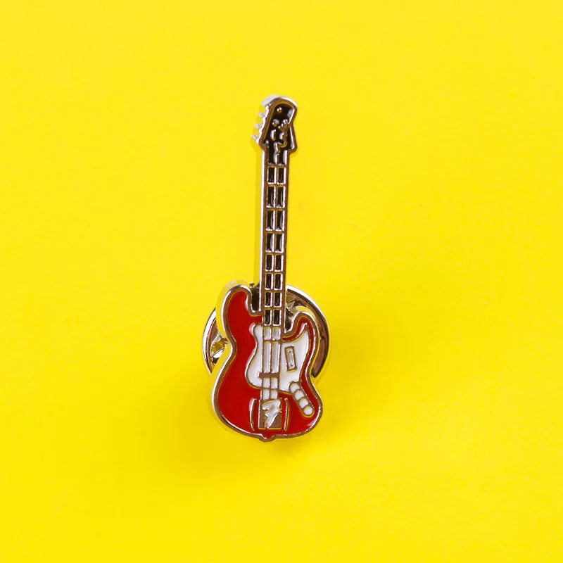 Gitara muzyczna przypinka