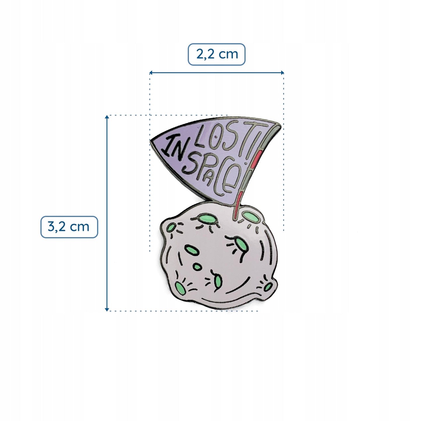 Meteoryt "Lost in Space" - kolekcjonerska przypinka