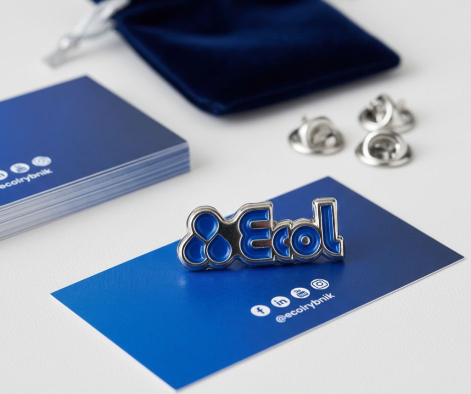 Metalowe piny reklamowe