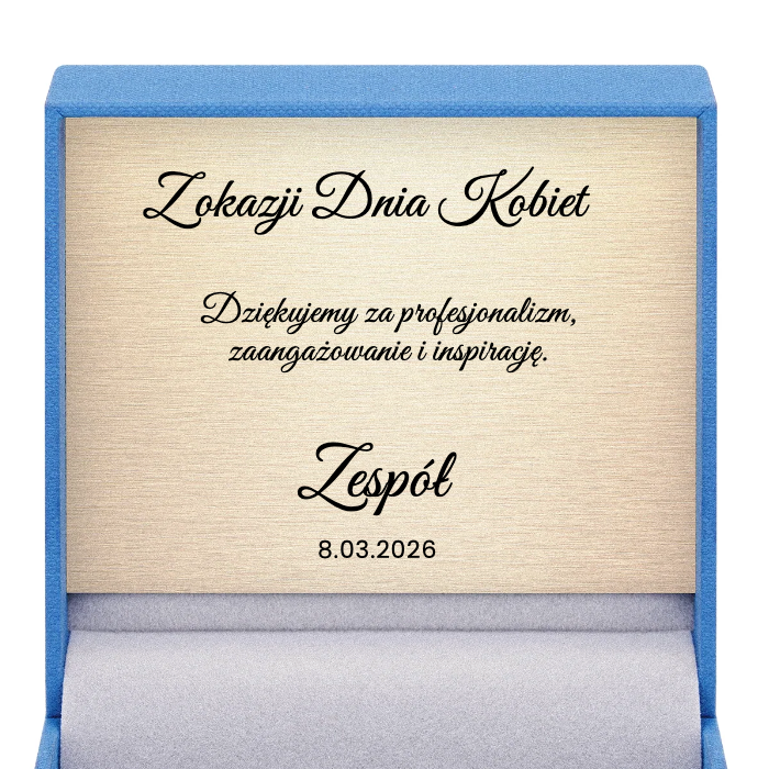 Firmowa dedykacja z okazji dnia kobiet