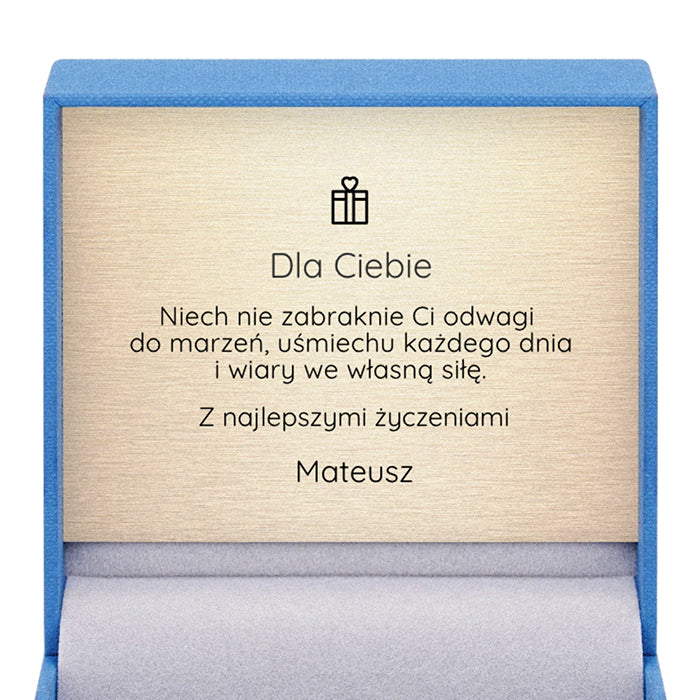 Pudełko z dedykacją