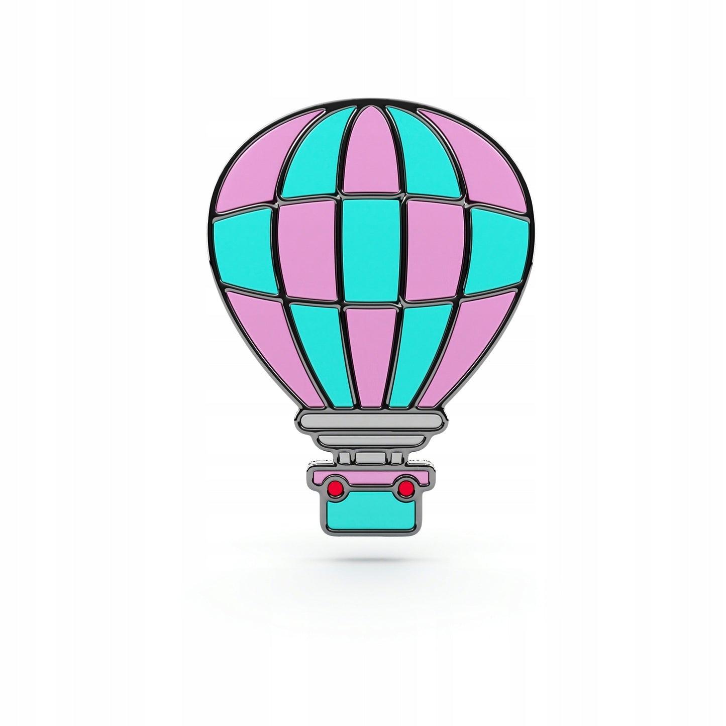 Balon pasażerski - wakacyjna przypinka