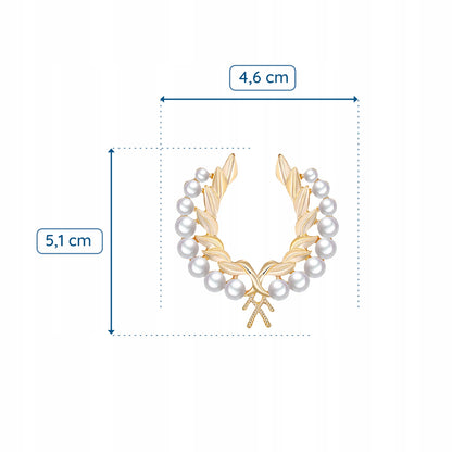 Wawrzyn - broszka w kształcie lauru olimpijskiego