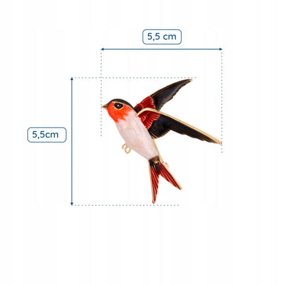 Ptaszek jaskółka broszka - Pinets Polska