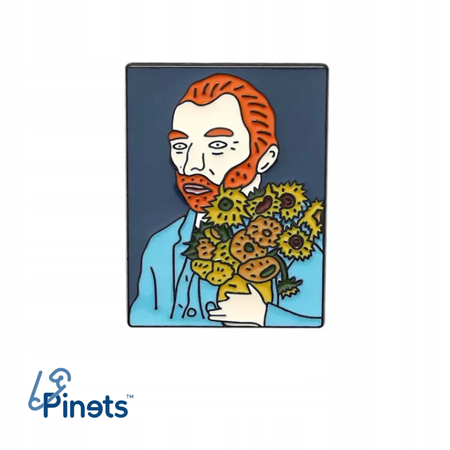 Słoneczniki Vincent Van Gogh przypinka