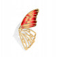 Skrzydło motyla - 24-karatowe złoto broszka