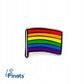 Tęczowa flaga - przypinka dla społeczności LGBT