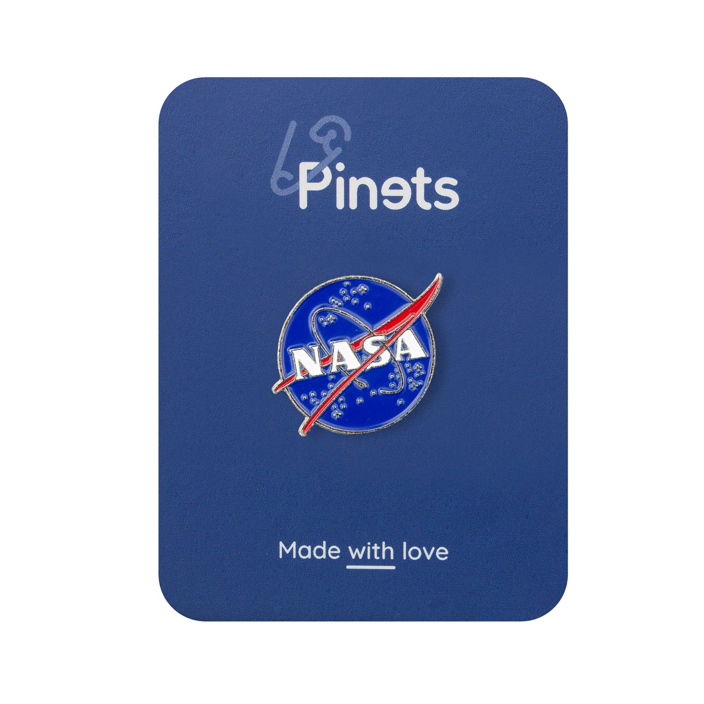 NASA logo emaliowana przypinka - Pinets Polska
