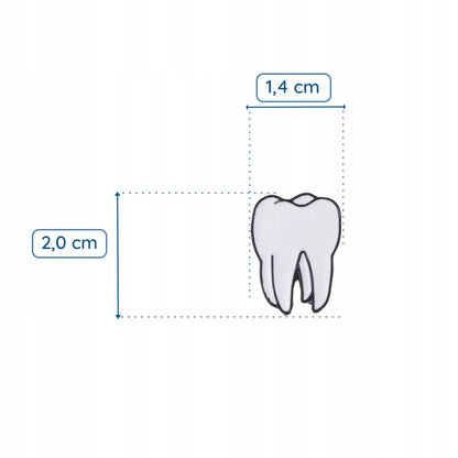 Ząb przypinka Dzielny Pacjent