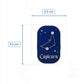 Znak zodiaku Koziorożec (Capicorn) - przypinka z cyrkoniami wykończona 14K złotem