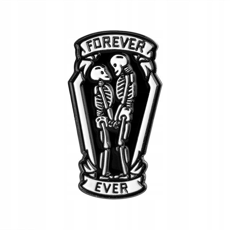 Forever Ever przypinka szkielety