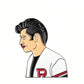 Grease Danny Zuko - JOHN TRAVOLTA przypinka