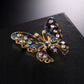 Motyl broszka z cyrkoniami - Pinets Polska