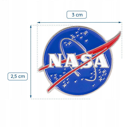 NASA logo emaliowana przypinka - Pinets Polska