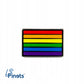 Tęczowa flaga LGBT - przypinka z tęczą