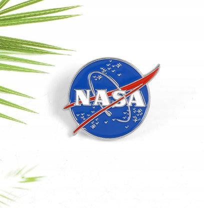 NASA logo emaliowana przypinka - Pinets Polska