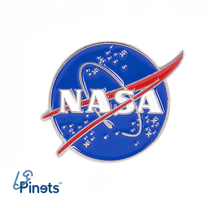 NASA logo emaliowana przypinka - Pinets Polska